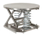 Vestil SST-45-PSS-ST Partially Stainless Steel Solid Manual Carousel Top Spring Scissor Table 4,500 lb. Capacity Silver