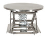 Vestil SST-45-PSS-ST partially stainless steel solid manual carousel top spring scissor - view 4