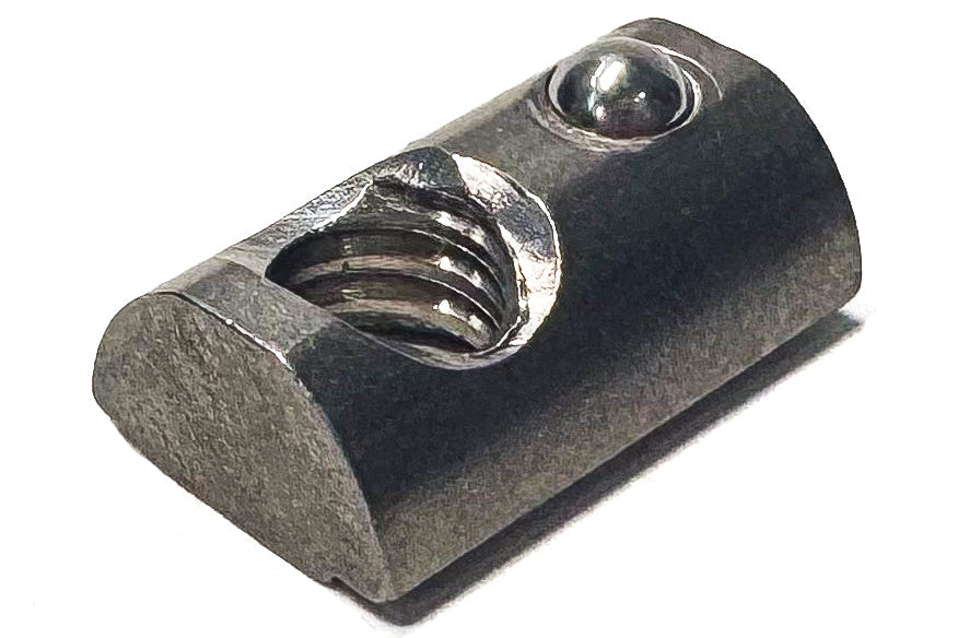 Orion Van Gear 10S Self-Aligning Roll-In T-Nuts with Ball Spring – 304 Stainless Steel (1/4-20 Thread) - Detail View 3