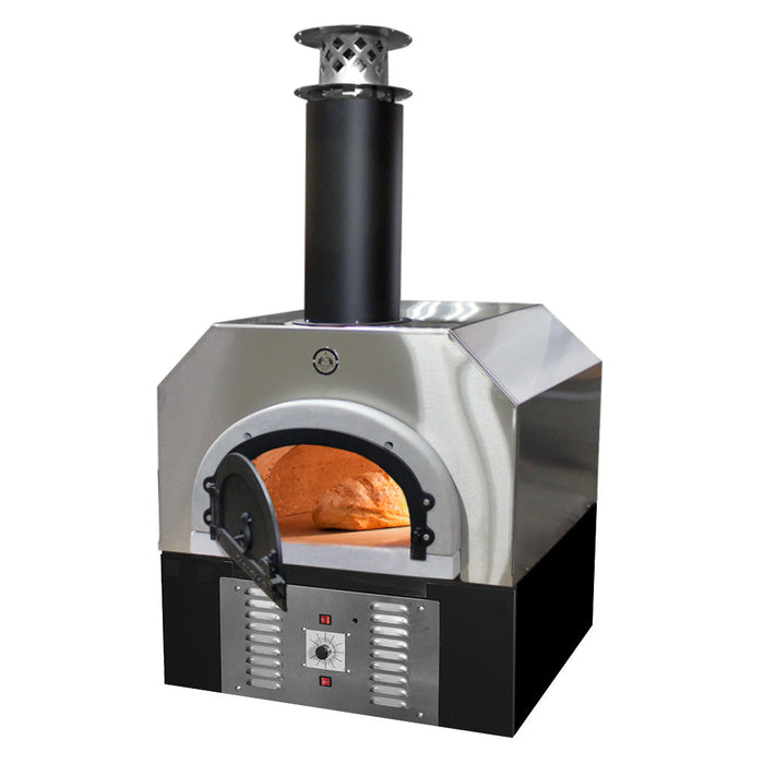 Chicago Brick Oven 750 Hybrid Countertop Pizza Oven (Commercial) | Dual Fuel (Gas and Wood)