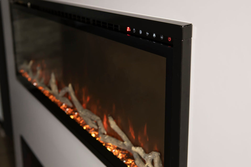 Open Box Modern Flames Spectrum Slimline 100'' Wall Mount / Recessed Linear Electric Fireplace Modern Flames