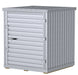 Vestil STOR-66-G-W-1RH-WD Galvanized Steel Storage Building 6 ft. x 6 ft. Silver