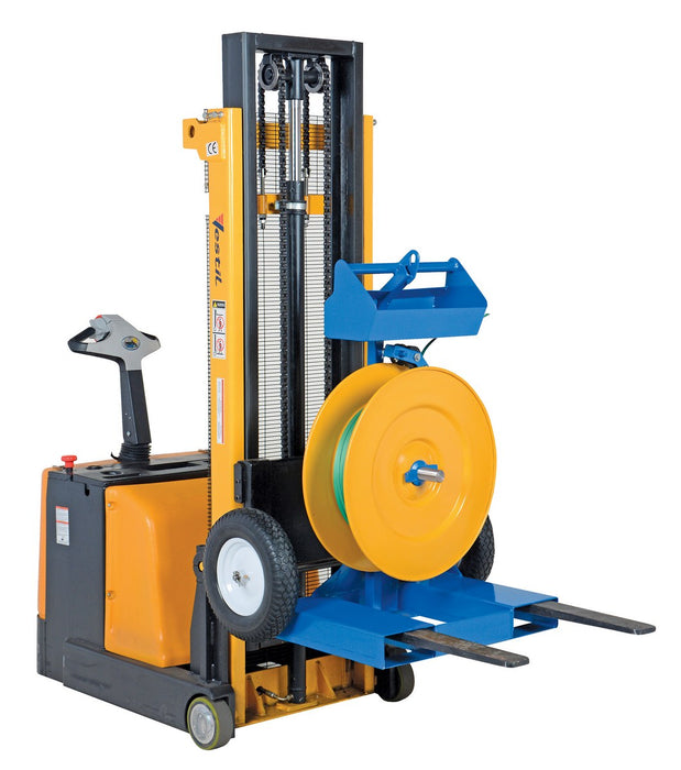 Vestil STRAP-FP steel industrial duty strapping cart with fork pockets - view 3