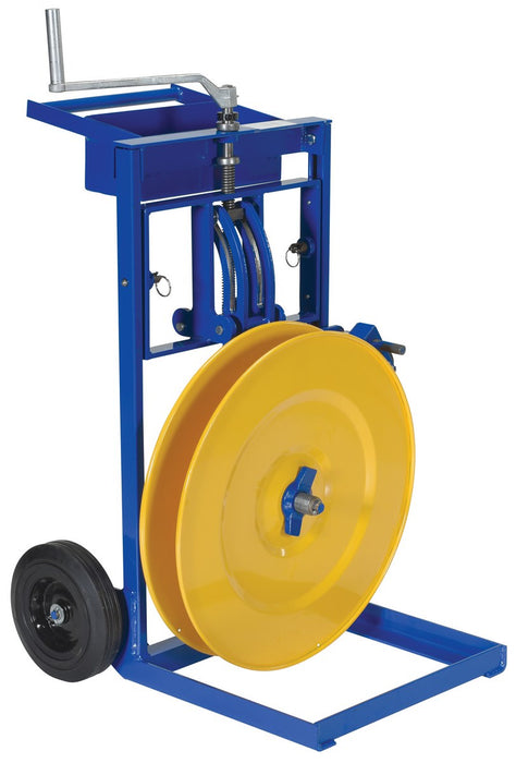 Vestil STRAP-VH Steel Vertical & Horizontal Strapping Cart Blue
