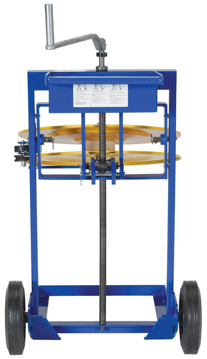 Vestil STRAP-VH steel vertical & horizontal strapping cart blue - view 4