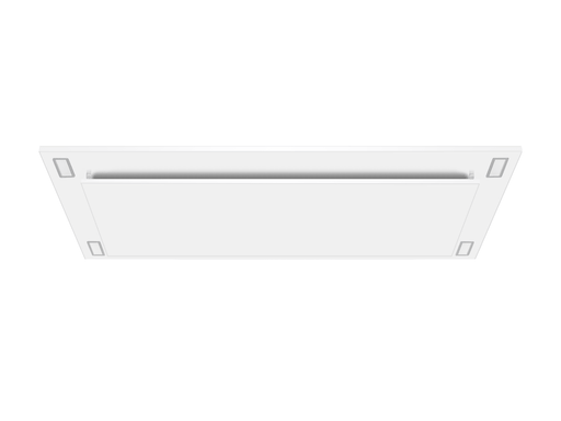 Victory Sunset matte white 600 CFM flush ceiling mount range hood main view