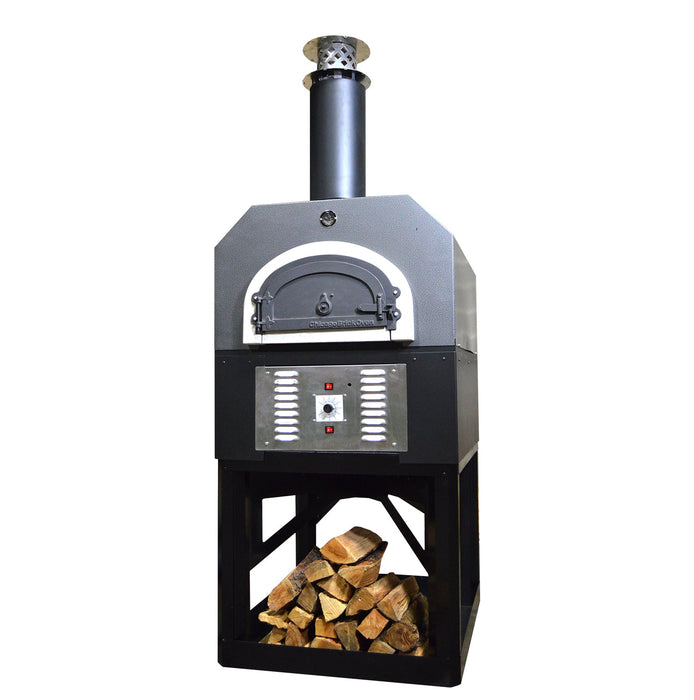 Chicago Brick Oven 750 Hybrid Pizza Oven with Stand (Residential) | Dual Fuel (Gas and Wood)