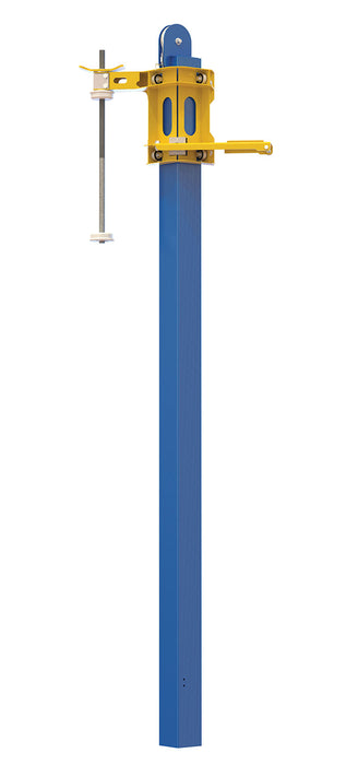 Vestil SWA-5070LP-M-RF Steel Manual Mast 84 in. Wrap Height Blue / Yellow For Use With Model SWA-50