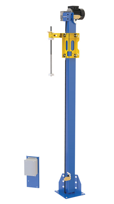 Vestil SWA-5460-PMO-RF Steel Retrofit Power Mast Wrap Machine 80-13/16 in. Wrap Height Blue / Yellow For Use With SWA-54 And 