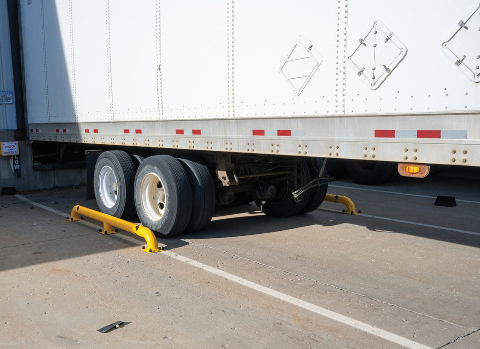 Vestil SWAC-92 steel wheel alignment curb - view 6