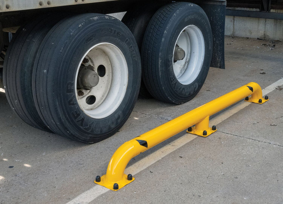 Vestil SWAC-92 steel wheel alignment curb - view 3