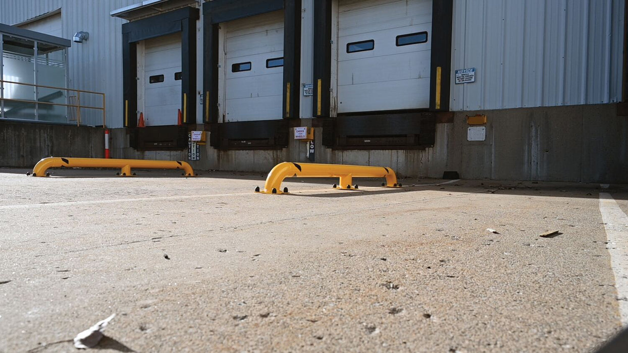 Vestil SWAC-92 steel wheel alignment curb - view 5