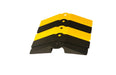 Vestil SWCP-1X-YB-L ABS Plastic Sidewinder Protector 12 in. x 13-5/8 in. 260 lb. Capacity Black / Yellow