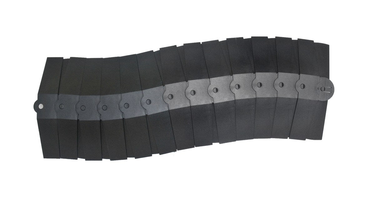 Vestil SWCP-3-BK-L ABS Plastic Sidewinder Protector 40 in. x 13-5/8 in. 260 lb. Load Capacity Black