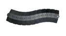 Vestil SWCP-3-BK-M ABS Plastic Sidewinder Protector 40 in. x 9-3/4 in. 260 lb. Load Capacity Black