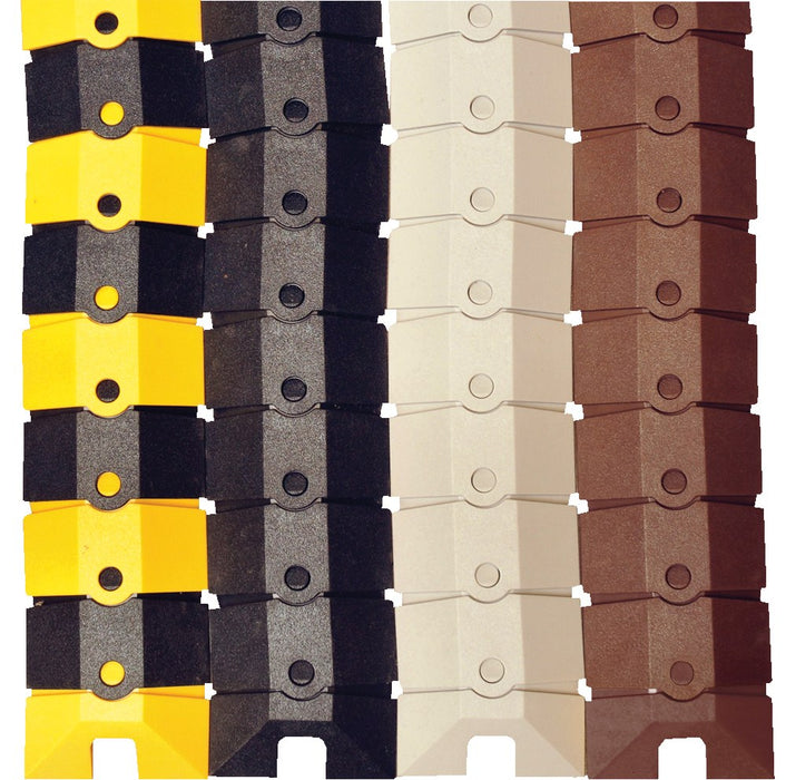 Vestil SWCP-3-GY ABS Plastic Cord Protector with End Caps 40 in. x 3 in. 2,000 lb. Load Capacity Gray