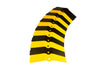 Vestil SWCP-3-YB-L ABS Plastic Sidewinder Protector 40 in. x 13-5/8 in. 260 lb. Load Capacity Black / Yellow