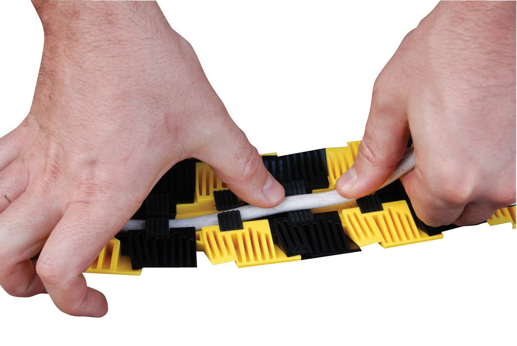 Vestil SWCP-3-YB abs plastic cord protector with end caps - view 2