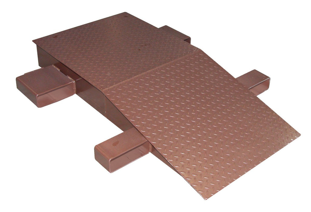 Vestil SWR-24-10-60 Steel Wheel Riser 60 in. x 24 in. x 10-1/4 in. 40,000 lb. Capacity Brown