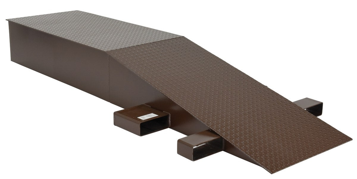 Vestil SWR-24-12-96 Steel Wheel Riser 96 in. x 24 in. x 12-1/4 in. 40,000 lb. Capacity Brown