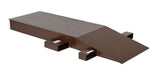 Vestil SWR-24-6-72 Steel Wheel Riser 72 in. x 24 in. x 6-1/4 in. 40,000 lb. Capacity Brown