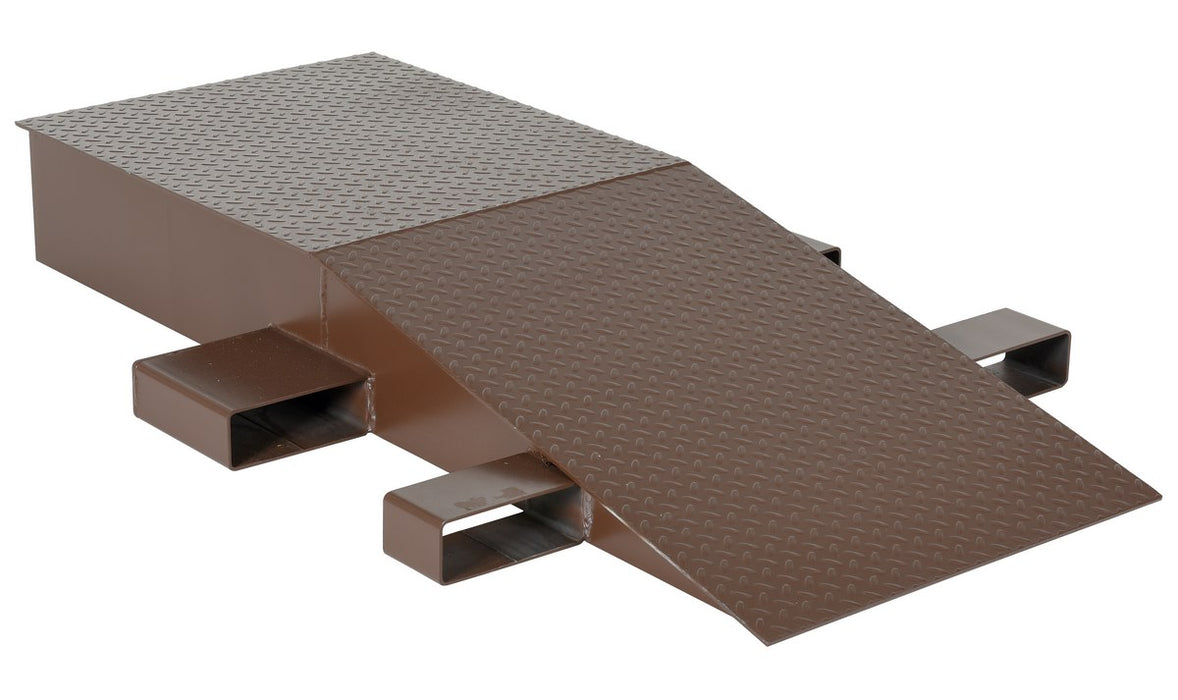 Vestil SWR-24-8-60 Steel Wheel Riser 60 in. x 24 in. x 8-1/4 in. 40,000 lb. Capacity Brown