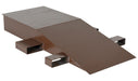 Vestil SWR-24-8-60 Steel Wheel Riser 60 in. x 24 in. x 8-1/4 in. 40,000 lb. Capacity Brown