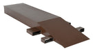 Vestil SWR-24-8-96 Steel Wheel Riser 96 in. x 24 in. x 8-1/4 in. 40,000 lb. Capacity Brown