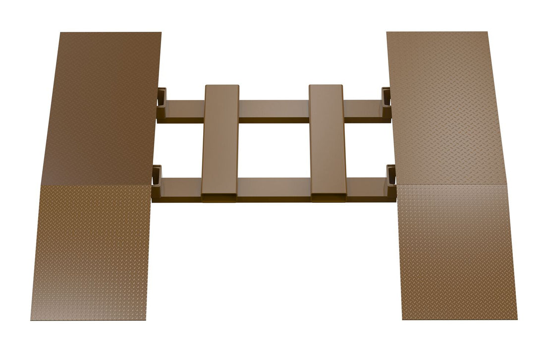 Vestil SWR-CPL-24-8-84 steel wheel risers with pick-up loop - view 4