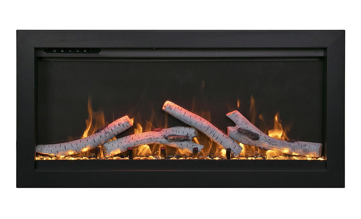 34" Electric Fireplace SYM-34-BESPOKE - detail close-up