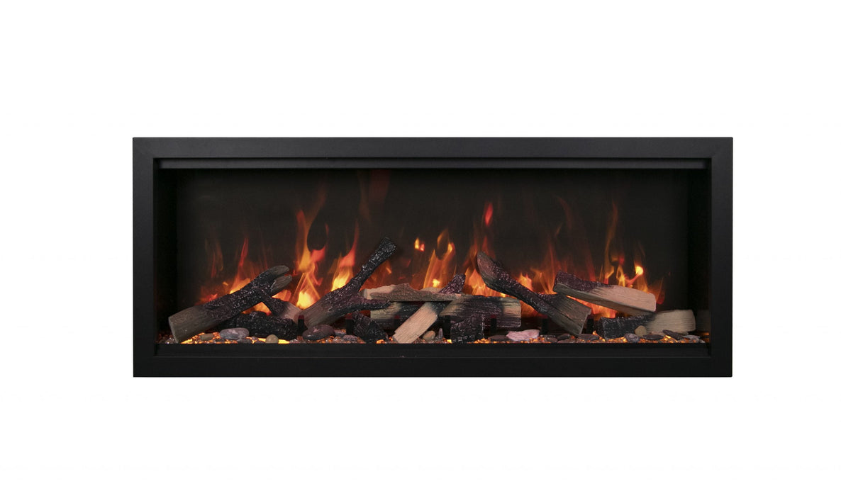 74" Electric Fireplace SYM-74-XT-LUMINA - back view