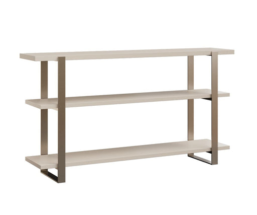 Barkman Furniture Saratoga Console Table - Steel Accent Base Living Room Furniture