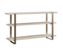 Barkman Furniture Saratoga Console Table - Steel Accent Base Living Room Furniture