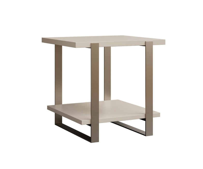 Barkman Furniture Saratoga End Table - Steel Accent Base Living Room Furniture