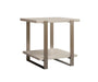 Barkman Furniture Saratoga End Table - Steel Accent Base Living Room Furniture