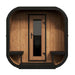 Green Vista Living SaunaLife Model CL12GCP Cube-Series Outdoor Home Sauna Suite Kit | 8 Persons - Close-Up