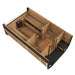 Green Vista Living SaunaLife Model CL12GCP Cube-Series Outdoor Home Sauna Suite Kit | 8 Persons - Lifestyle View