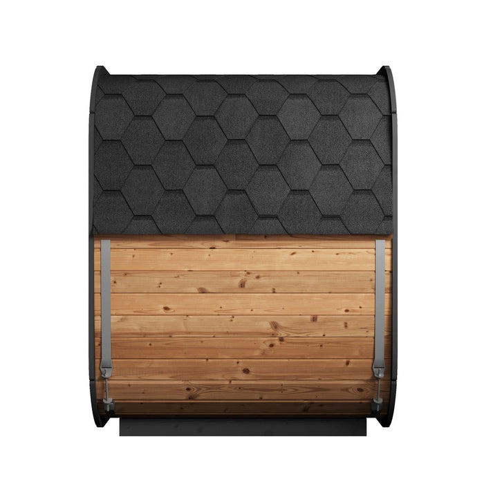 Green Vista Living SaunaLife Model CL5G Cube-Series Outdoor Sauna | 4 Persons - Close-Up