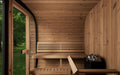Green Vista Living SaunaLife Model CL7G Cube-Series Outdoor Sauna | 6 Persons - Dimensions
