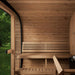 Green Vista Living SaunaLife Model CL7G Cube-Series Outdoor Sauna | 6 Persons - Lifestyle View