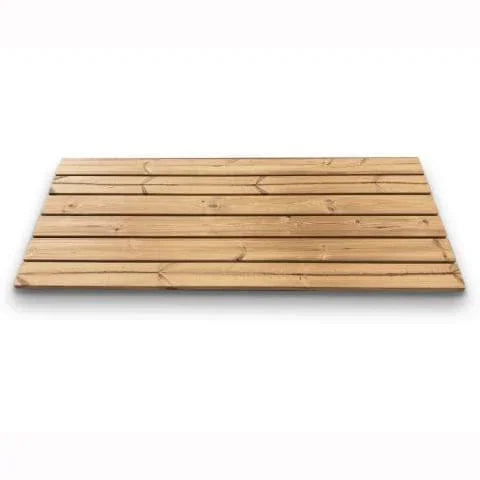 Green Vista Living SaunaLife E6 Sauna Barrel Floor - Side View