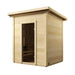 Green Vista Living SaunaLife Model G2 Outdoor Home Sauna Kit | 4 Persons