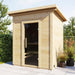 Green Vista Living SaunaLife Model G2 Outdoor Home Sauna Kit | 4 Persons - Side View