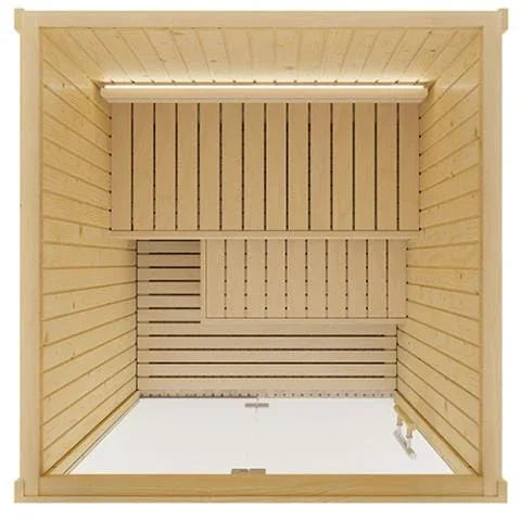 Green Vista Living SaunaLife Model X2 Indoor Sauna | 2 Persons - Close-Up