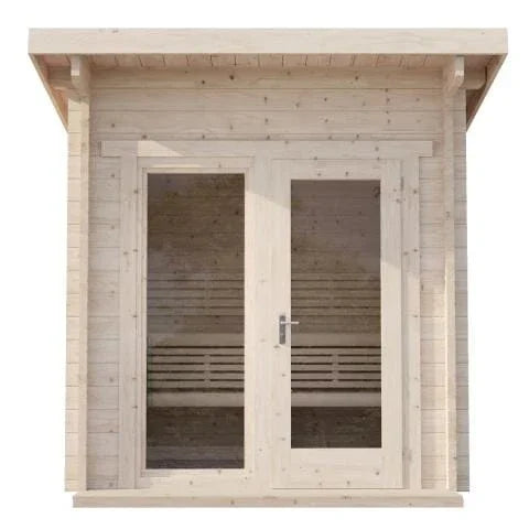 Green Vista Living SaunaLife Model G4 Outdoor Home Sauna Kit | 6 Persons - Dimensions