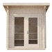 Green Vista Living SaunaLife Model G4 Outdoor Home Sauna Kit | 6 Persons - Dimensions