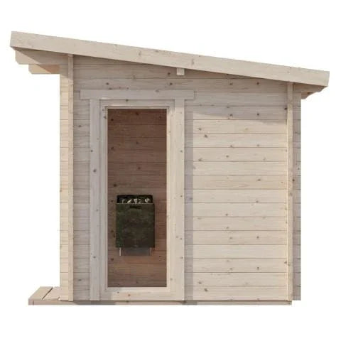 Green Vista Living SaunaLife Model G4 Outdoor Home Sauna Kit | 6 Persons - Features