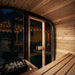 Green Vista Living SaunaLife Model CL4G Cube-Series Outdoor Sauna | 3 Persons - Features