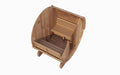 Green Vista Living SaunaLife Model E6 Barrel Sauna | 3 Persons - Detail View