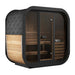 Green Vista Living SaunaLife Model CL4G Cube-Series Outdoor Sauna | 3 Persons - Side View